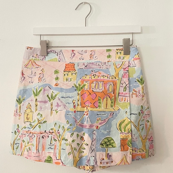 Pamela Ferrari Pants - VINTAGE PAMELA FERRARI CITIES SKORT